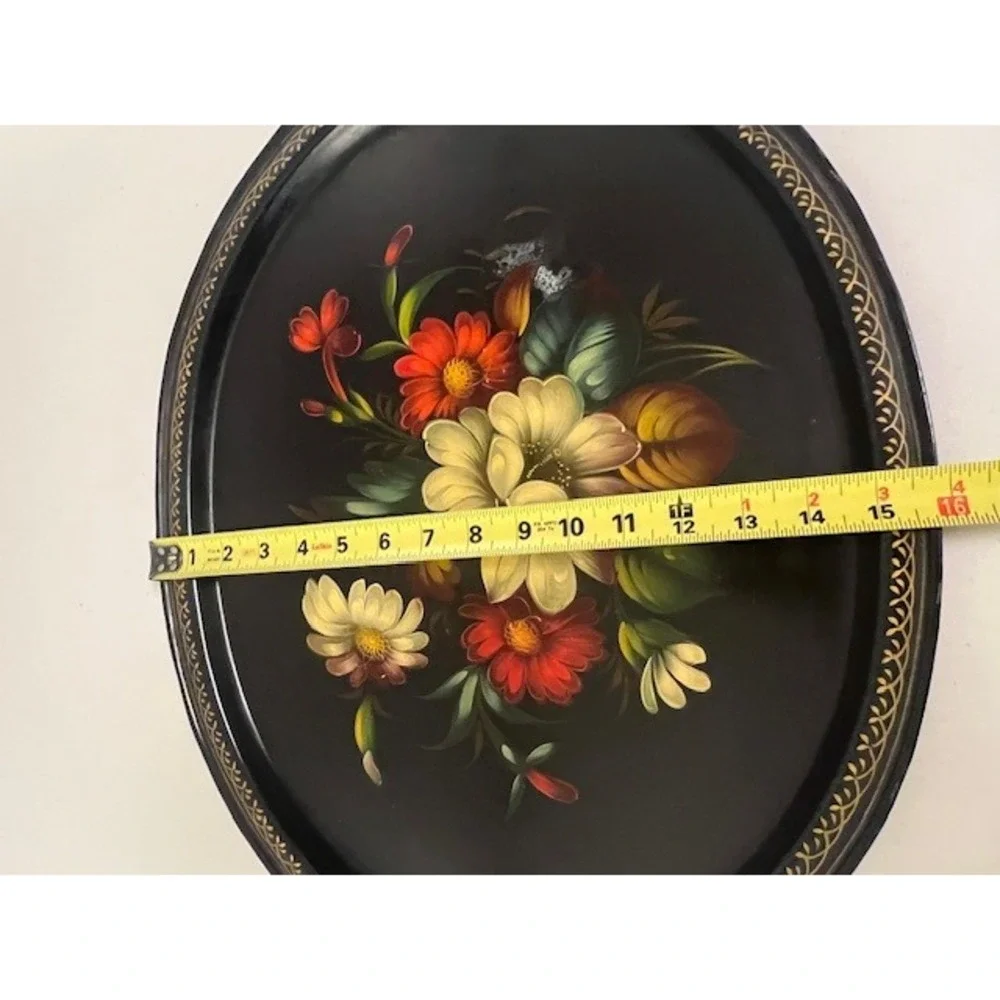 Handmade vintage zhostovo